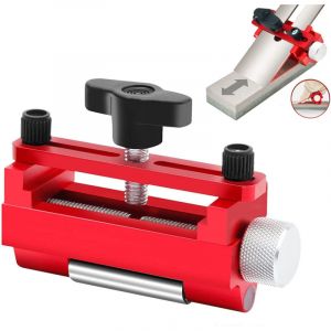 Guide Aff&ucirc;tage Ciseaux &agrave; Bois,Guide D'aff&ucirc;tage avec Vis de Renfort Sup&eacute;rieuress,Gabarit Affutage avec Rouleau Extensible,Affuteur Ciseaux a Bois