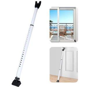 Barre de s&eacute;curit&eacute; pour porte-fen&ecirc;tre coulissante, but&eacute;e de porte robuste et r&eacute;glable, pour maison, appartement, voyage