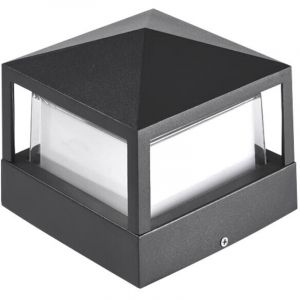 &Eacute;clairage sur poteau, pilier, borne lumineuse ext&eacute;rieure, colonne lumineuse pour villa, &eacute;tanche IP65, en aluminium, pour jardin, pelouse, portail,