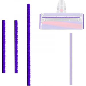 Lot de 3 bandes en peluche pour Dyson V6 V7 V8 V10 V11 V12 V15 DC58 DC59 DC62 DC72 aspirateur, pour Dyson aspirateur brosse électrique bande
