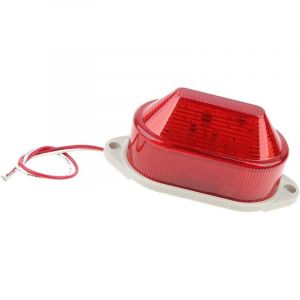 LED Gyrophare Voyant, Clignotant Lampe Lumière d'Avertissement d'Alarme Lumière, AC 220V, Rouge