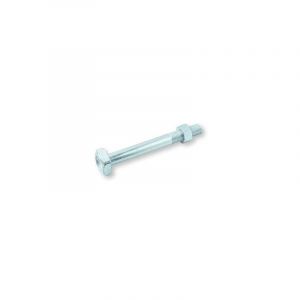 Boulon (vendu avec Ecrou) Charpente M14X180 Tête carrée 24X24X10 Acier zingué-1 piece