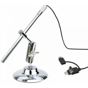 Shining House - Loupe d'inspection de microscope num&eacute;rique usb portable Cam&eacute;ra &eacute;tanche IP67 8 lumi&egrave;res led int&eacute;gr&eacute;es avec capteur cmos avanc&eacute;