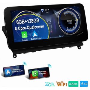 Autoradio 8 cœurs Android 14 pour Mercedes Benz Classe C W204 S204 NTG 4.0 6+128G