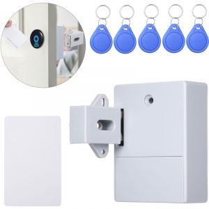 Lifcausal - Serrure d'armoire cachée rfid diy Ouverture gratuite Capteur intelligent Armoire Tiroir à chaussures Serrure électronique
