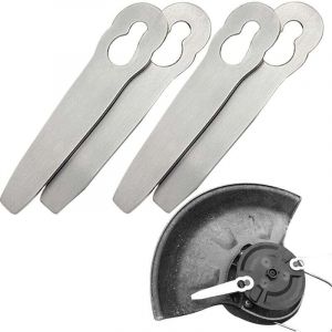 4 lames m&eacute;talliques de rechange compatibles avec les coupe-bordures PolyCut 2-2 Polycut 3-2, FSA 45,D 57, FSE 52, robustes et ne se brisant pas