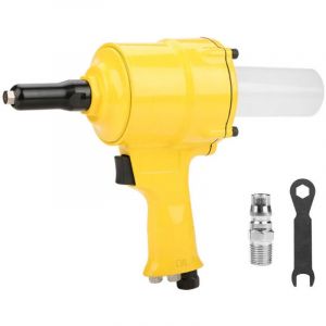 KP-705P Riveteuse pneumatique, Pistolet &agrave; rivets &agrave; poign&eacute;e pistolet Outil de rivetage pneumatique 2,4-4,8 mm