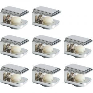 8 Pi&egrave;ces de Pinces &agrave; Verre - Support de Verre R&eacute;glable - Verre Adaptatif de 5-8 mm d'&Eacute;paisseur - Pince de Support de Verre, Pratique Pince Verre