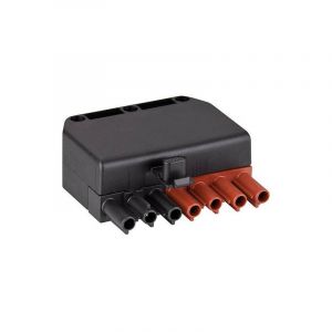 Banyo - Prise 7 poles noir/marron systeme Wieland bg