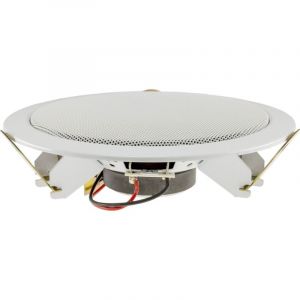 Haut-parleur encastrable CHILITEC CTE-18w, 80 W, diam&egrave;tre d'encastrement &Oslash; 155 mm, blanc