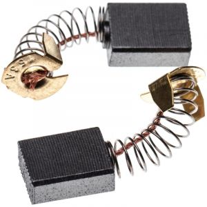 vhbw 2x balais charbon 6,5 x 13,5 x 17 mm compatible avec Makita 9607 HB, 9607 B, 9607 HBS, 9400 B, 9402, 9401 outil &eacute;lectrique, avec ressort 22 mm