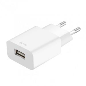 Chargeur secteur 2.4A 1USB blanc Moxie