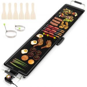 plancha xxl barbecue electrique &eacute;lectrique grill tefal table pied viande plaque bbq cuisson camping inox moulinex antiadh&eacute;sive gaz petite amovible p
