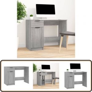 Vidaxl - Bureau Sonoma gris 100x50x75 cm Bois d'ing&eacute;nierie - Bureau - Meuble De Bureau - Bureau Informatique - Table Ordinateur - Bureau Moderne