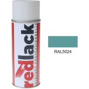 A&eacute;rosol de peinture &ndash; RAL 5024 Bleu pastel &ndash; Mat &ndash; multisupport &ndash; Redlack