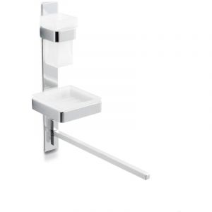 Beltr&aacute;n - beltran 10186 berlin Toallero con Vaso y Jabonera Berlin Cromo Adhesivo - ref: 064-10186