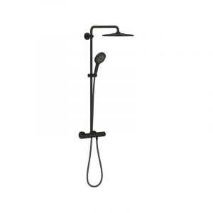 Rainshower Colonne de douche - panneau - Noir mat - Grohe