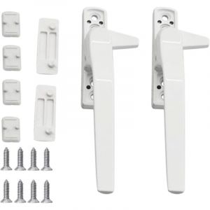 Poign&eacute;E de Fen&ecirc;Tre 2 Pi&egrave;ces Bloque Fenetre Bloque Poignee de Porte Bloc Fenetre Securite Enfant Poignee Fenetre Bloc Poign&eacute;E de Porte Verrou Fenetre