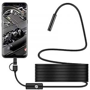 Odipie - jamais utilisé] Caméra d'inspection usb Snake, endoscope usb-c étanche IP67 2,0 mp, caméra Type-C avec 8 led réglables pour Android et pc