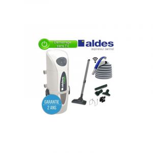 Aldes - Centrale C.Axpir® Dynamic, Garantie 2 ans, (jusqu'à 500 M²), avec kit de nettoyage
