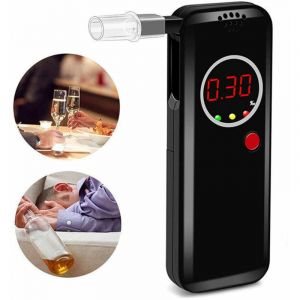 Alcootest Electronique Ethylotest Numérique,Alcoomètre et testeur d'alcoolémie Portable avec Ecran LCD d'Affichage,Alcotest Haute Sensibilit avec 12