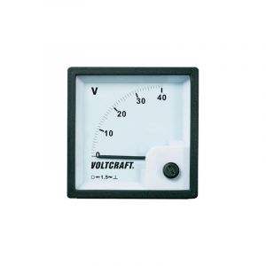 Voltcraft - compteur encastrable analogique bobine volcraft AM-72X72/40V