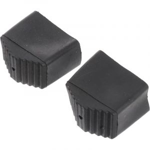 Couvre-Pieds D'Échelle 2 Pièces en Caoutchouc Antidérapants - Embouts pour Escabeau 40x20mm Pare Chocs Pliants Protection Idéale pour Échelles Et