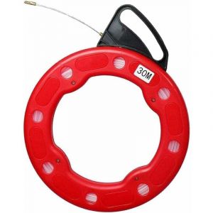 Tire Fils &Eacute;lectricien Aiguille Tire-Fil en Fibre de Verre &Oslash; 4mm 30M