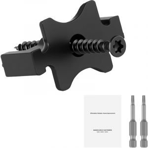 Mophorn Fixations Invisibles pour Lames de Terrasse Composite, 250 Pi&egrave;ces, Clips en Plastique PP avec Vis M&eacute;talliques, Compatibles avec Lames de