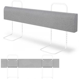 Tolletour - Barrière de lit Réglable en hauteur 150cm Portable Bébé Grand Rails Protection contre les chutes pour lit parental Convient pour matelas