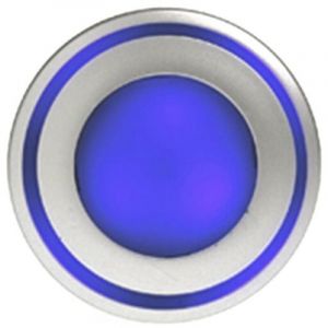 Luminaire encastré bleu Kalank Mini LED pour éclairage direct ou indirect avec fonction ON et OFF (500010)
