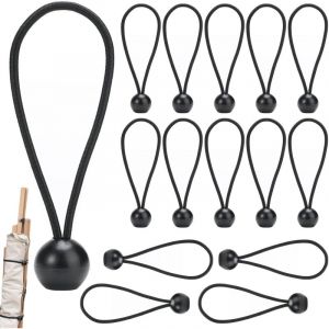 15 Pièces tendeur Elastique bache Piscine bâches et Sangles,tendeurs bache Piscine tendeur,Elastique bache remorque,Corde Elastique pour bache pour