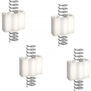 Quincaillerie pour portes pliantes, lot de 4 ressorts de r&eacute;paration courts pour portes de placard pliantes
