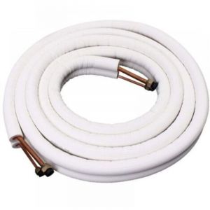 PR&Ecirc;T A POSER LIAISON BI TUBE FRIGORIFIQUE M1 CLIMATISATION 1/4 3/8 RACCORDS PR&Ecirc;T MONTES 1 METRES NF，Diam&egrave;tre du tube (6+10) 1P1 m tube de cuivre avec