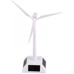 Baofuya Mini Moulin à Vent à énergie Solaire, Jouets éducatifs, Modèle D'éolienne de Bureau Moulins à Vent à énergie Solaire, Décoration Intérieure