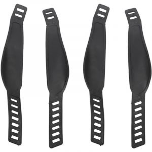 Lot de 2 paires de sangles de p&eacute;dales de v&eacute;lo d'appartement, r&eacute;glables et universelles, compatibles avec la plupart des p&eacute;dales de v&eacute;lo d'appartement