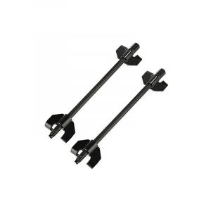Lot de 2 Compresseur Ressort Amortisseurs,380mm Tendeurs à Ressorts Abaissement de Voitures Amortisseur de Chocs pour Auto Suspension