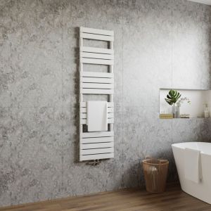 Biubiubath - Radiateur eau chaude vertical anthracite acier classique basse t&eacute;mperature chauffage central H.180 x L.50 cm