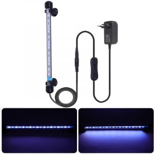 Coavas - 28cm led &Eacute;clairage Aquarium Lampe Tube &Eacute;tanche Lighting Plong&eacute;e a Economie D'energie Fish Tank D&eacute;coration avec T&eacute;l&eacute;commande,lampe &agrave; &eacute;conomie