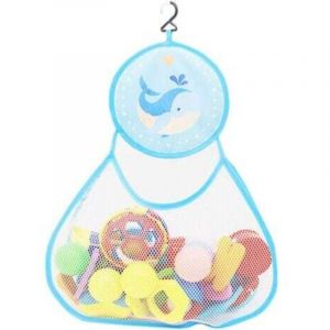 Sac de Rangement pour Salle de Bain Sac &agrave; Jouet du BainAvec Crochet Organisateur de Jouets de Bain