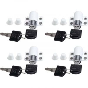 4pcs Verrous de Fen&ecirc;tre Porte Coulissante Patio Embrailleur Bloc Baie Vitr&eacute;e Coulissante Verrouillage Coulissant Serrure Porte Coulissant Restricteur