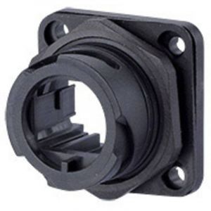 Metz Connect - Industry IP67 V1 1401013302KE RJ45 Boîtier avec bride noir 1 pc(s)