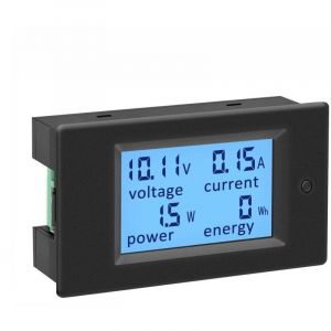 Voltmetre Amperemetre 12V Testeur Indicateur Tension Courant Puissance &eacute;nergie Numerique dc 6.5-100V 100A Volt Ampere Watt Multim&egrave;tre lcd Afficher