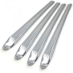 4 Pi&egrave;ces D&eacute;monte Pneu Manuel, 30cm Demonte Rneu Moto/Voiture en Acier Au Mangan&egrave;se,Outils de R&eacute;paration Levier Demonte Pneu V&eacute;lo Voiture Moto (Argent)