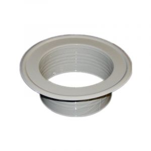 Spiroflex - 100mm Conduit ventilation métallique tuyau terminant jusqu'à élément masquage