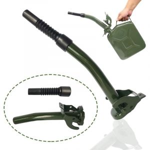 Bec verseur pour bidon d'essence, bec verseur flexible pour jerrican &agrave; essence 5 l, 10 l, 20 l, 30 l, tuyau de carburant pour bidon en m&eacute;tal 20 l
