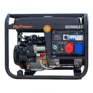 Itcpower Groupe électrogène GG10000LET monophasé et triphasé 9,4 kVA