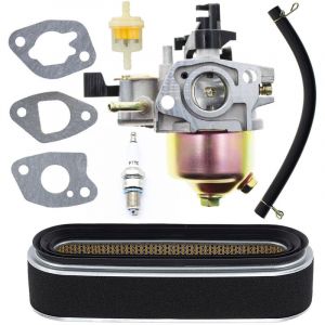 Carburateur avec Filtre &agrave; Air pour Honda GXV120 GXV140 GXV160 Moteur HR194 HR195 HR214 HR215 HR216 HRA216 HRC216 Tondeuse &agrave; Gazon