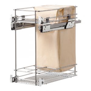 Panier coulissant bas pour pain et bouteilles - Largeur : 264 mm - Pour caisson de largeur : 300 mm Vibo