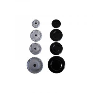 Brûleur à gaz et couvercle pour plaque de cuisson à gaz , Long Internal Boss Type, Kit Tapis + Cercle + Brûleur Cuisinières à Gaz Trimec